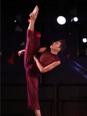 Sleeveless two piece men’s dance wear